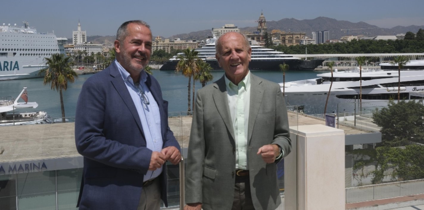 Eduardo Cestino, Presidente del Real Club Mediterráneo, y Roque Ballesteros, Gerente de Promociones de AEDAS Homes en Costa del Sol (1)