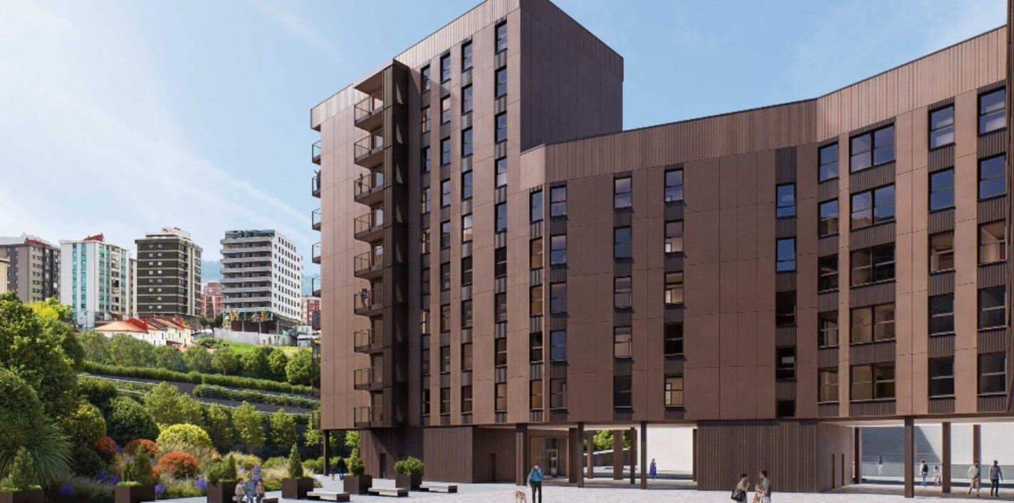 La futura promoción Fiora de AEDAS Homes en Barakaldo