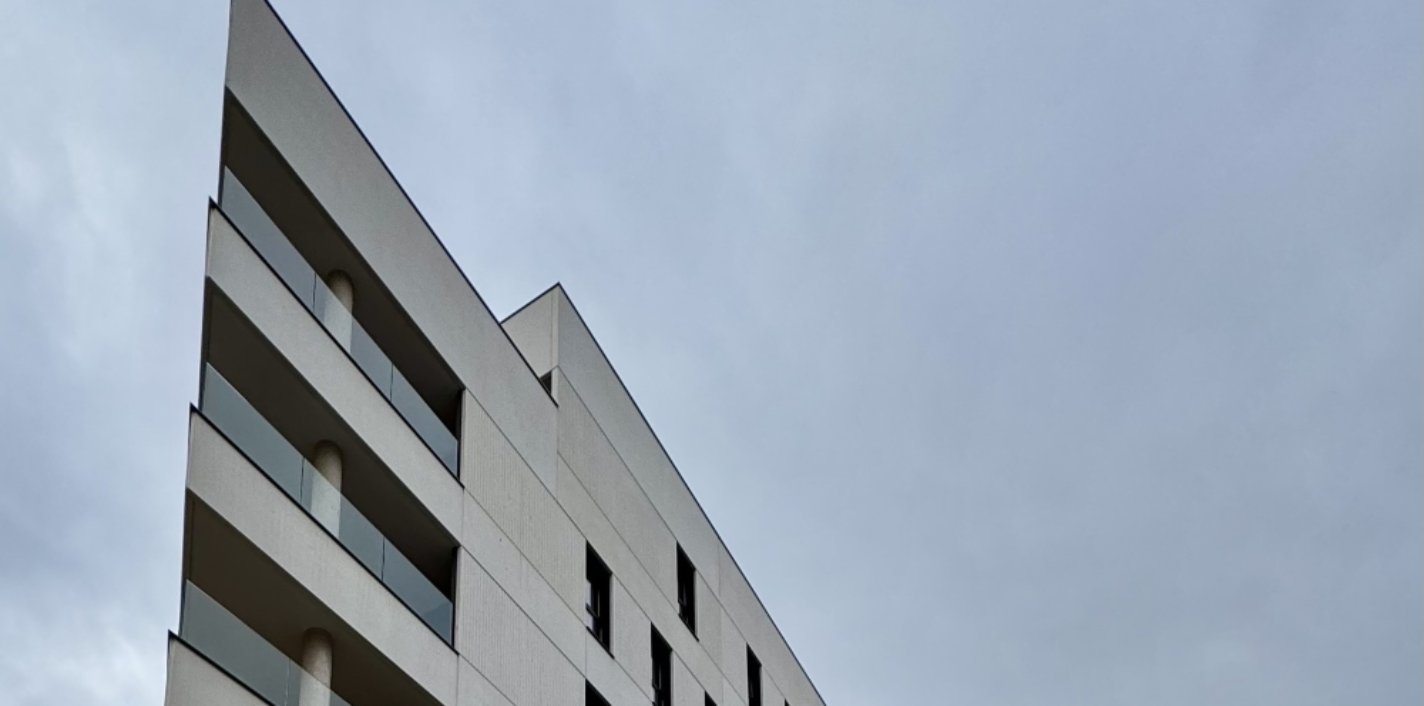 Edificio de la promoción Baray de AEDAS Homes en Barañain, Navarra