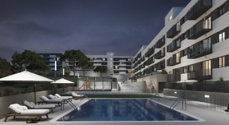 Piscina y zonas comunes de la promoción BtR que AEDAS Homes promueve para Grupo Lar - Primonial en Valdemoro, Madrid. Piscina y zonas comunes de la promoción BtR que AEDAS Homes promueve para Grupo Lar - Primonial en Valdemoro, Madrid.