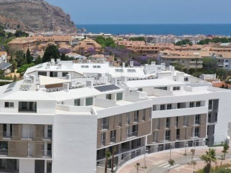 La promoción Unic de AEDAS Homes en Jávea (Alicante) con el mar al fondo