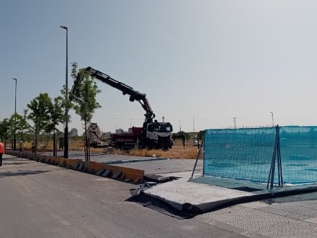 Primeros trabajos en el proyecto Finley de AEDAS Homes en el nuevo barrio de Los Ahijones, Madrid