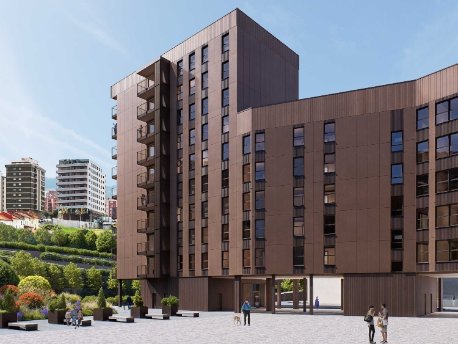 La futura promoción Fiora de AEDAS Homes en Barakaldo