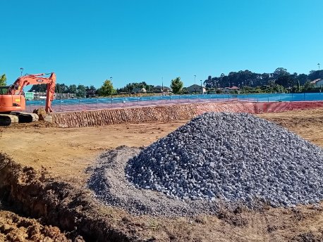 Primeros trabajos en la parcela del proyecto Fontexaz de AEDAS Homes en Oleiros, A Coruña