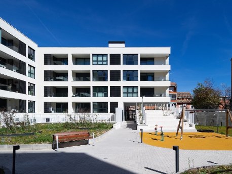 Zonas comunes de la promoción Veranda de AEDAS Homes en Las Rozas, Madrid