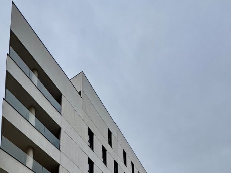 Edificio de la promoción Baray de AEDAS Homes en Barañain, Navarra