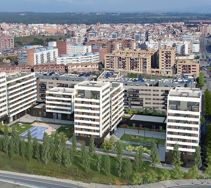 Ubicación de la promoción de obra nueva Jardins Castellarnau en Sabadell