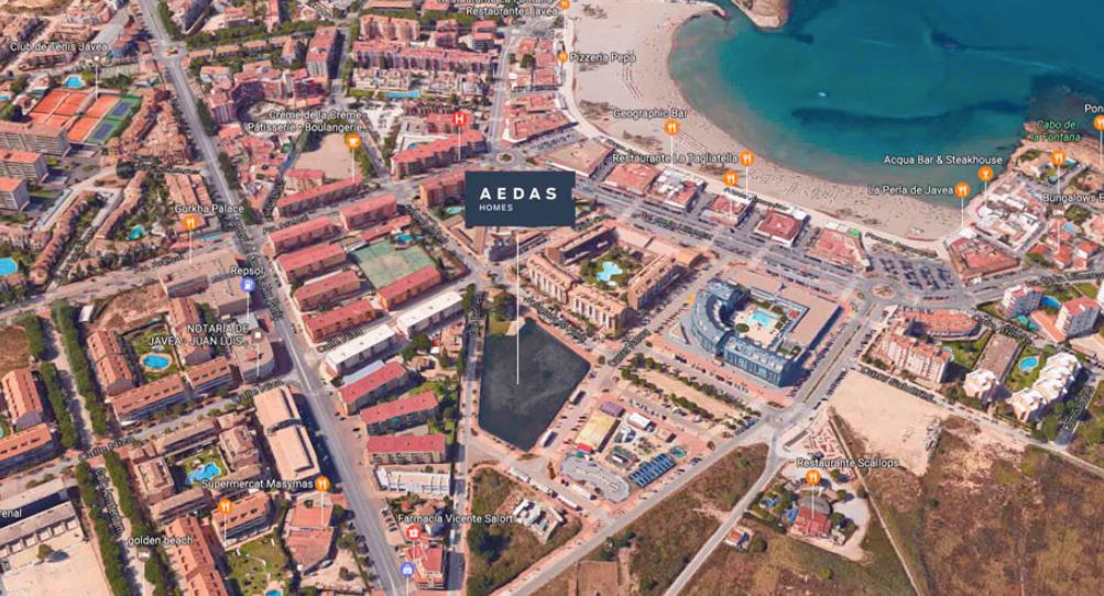 brisas arenal javea obra nueva