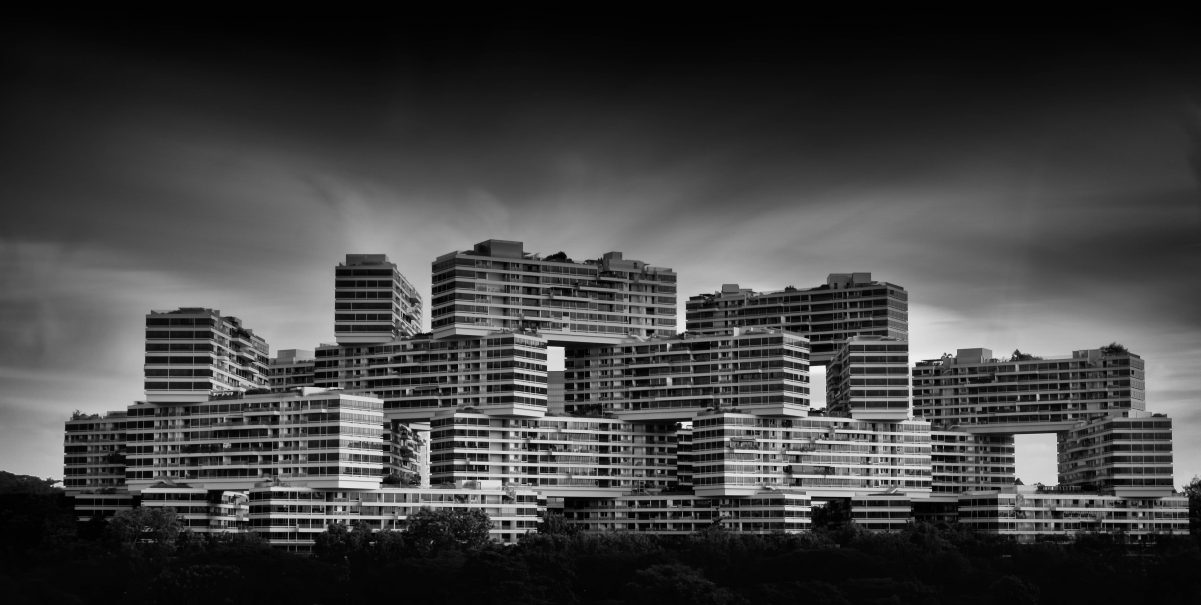 Interlace Singapur edificios modernos