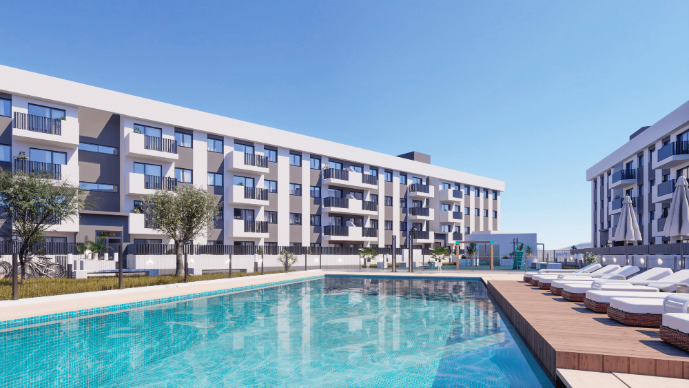 Así será la promoción BtR que AEDAS Homes está desarrollando en San Juan de Alicante para Azora